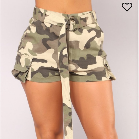 Fashion Nova Pants - Camo Shorts